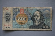20 koron Czechosłowacja 1988