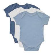 BODY krótki rękaw Primark 3 pak 0-3 m. 62