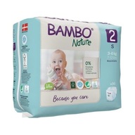 Eko Pieluszki Bambo Nature 2 Mini 3-6kg, 30 szt.