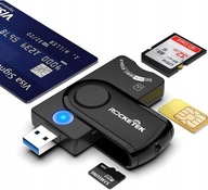 CZYTNIK KART ZBLIŻENIOWY USB SIM SD TF SMART CARD