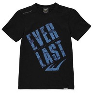 Everlast T Shirt pre chlapcov čierna veľ. 9-10 rokov