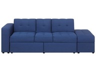 Sofa rozkładana funkcja spania niebieska