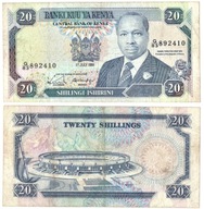 Kenia 20 Shillings 1991P-25 st 3