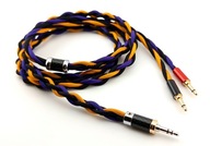 Ručne vyrobený kábel pre slúchadlá FIIO FT3, FT5, varianty, konektor 3,5mm