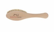 Bocioland drewniana szczotka do włosów szczecina elipsa 1 sztuka