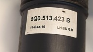 shock absorber left rear part 5Q0513423B SKODA OCTAVIA III