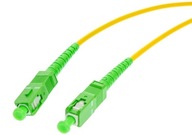 PATCHCORD ŚWIATŁOWODOWY SM 2M SIMPLEX 9/125, SC/APC-SC/APC 3MM