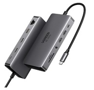 Stacja dokująca USB C, podwójny wyświetlacz 11 w 1