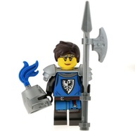 LEGO Castle Rycerz Falcon halabarda Kuźnia Idea084