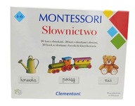 MONTESSORI SŁOWNICTWO 4-6lat CLEMENTONI