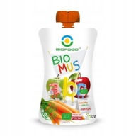 BIO FOOD Bio Mus owocowy marchew + jabłko eko 90 g