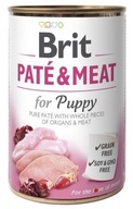 Brit Pate & Meat Dog Puppy Z DROBIEM mokra karma dla psa puszka 400g