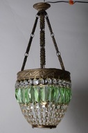 Oryginalna lampa secesja krysztaly Hiszp. 20- 473