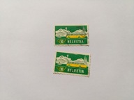 Helvetia znaczek kasowany 1953 poczta alpejska 10