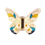 8W LED butterfly wall lamp (three -color light)