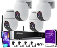 Monitorovací set Ezviz WiFi rekordér 8 Kanálov Kamery 360° 4Mpx DL + Pevný disk Western Digital WD Purple WD23PURZ 2TB SATA 3,5"