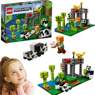 LEGO Minecraft MAJKRAFT PANDY ŻŁOBEK DLA PAND DLA 8 9 10 LATKA PREZENT