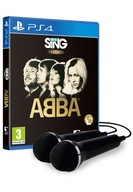 LET'S SING ABBA PL + 2x MIKROFÓNY PLAYSTATION 4 PS4 PS5 NEW MULTIGAMES