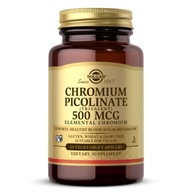 SOLGAR Chromium Picolinate 500mcg chrom 60 kapsułek