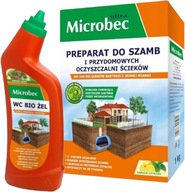 MICROBEC ULTRA PREPARAT DO SZAMBA BAKTERIE ZAPACH CYTRYNOWY 1kg +WC BIO ŻEL