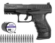 PISTOLET WALTHER PPQ M2 T4E RAM + 200 KUL GUMOWYCH + 15 KAPSUŁ CO2 + WYCIOR