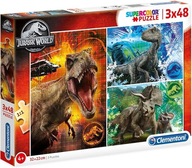 PUZZLE JURASSIC WORLD 3W1 DINOSAURY 144 DIELIKOV.