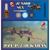 Big Model 72046 PZL P-23B Karaś zestaw z farbami skala 1/72