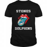 The Rolling Stones Miami Dolphins lips Koszulka Unisex cotton T-Shirt