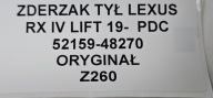 bumper rear part LEXUS RX IV LIFT 19- PDC 52159-48270