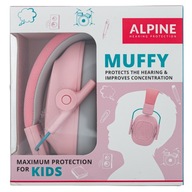 Nauszniki ochronniki Alpine Muffy Kids różowe