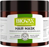 Biovax Regeneračná maska na vlasy Bambus