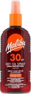 Malibu Dry Oil Spray SPF30 Hnedý olej na opaľovanie 200ml