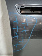 AUDI A6 C9 E-TRON 25- door right front front moulding for door
