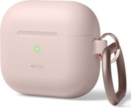 Silikonowe etui Elago do zawieszania słuchawek AirPods 3 w pięknym kolorze różowym