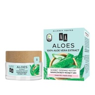 AA Aloe 100% Aloe Vera Extract Hydro denný a nočný sorbet 48h