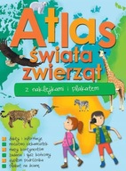 043831 KSIĄŻECZKA ATLAS ZWIERZĄT ŚWIATA Z NAKLEJKAMI