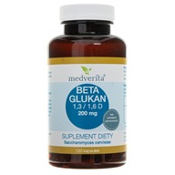 MEDVERITA BETA GLUKÁN 1,3 / 1,6 D 200 MG 120 KAPS Výživový doplnok