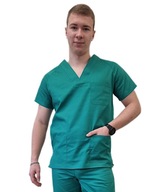 Bluza medyczna zielona dla sanitariusza roz. L