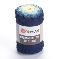 Sznurek do makramy pleciony Yarn Art Macrame Cotton Spectrum nr 1328 ombre