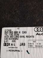 Audi A3 8V sedan boot upholstery right 8V5863888H