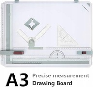 Deska kreślarska A3, wysokiej jakości, 49x35,5cm