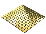Sklenená mozaika zlatá GOLD SHINE metalíza, metalická zlatá dlažba