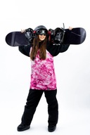 Dr.Crow Unisex Bluza Snowboardowa Marble Pink S