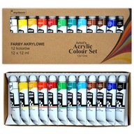 Farby Akrylowe Eco-Friendly Mydecor 12x12ml ZESTAW