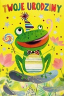 Kartka Urodzinowa z żabką wesoła zabawna 3D H2671