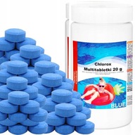 chlórové tablety chlór multifunkčné pre kúpeľné vírivky bazéna 20G 1KG