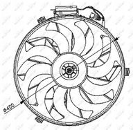 Ventilátor chladiča BMW 3 (E36), 5 (E34), 7 (E32), 8 (E31) 1.7D-5.6