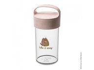 Fľaša na vodu BUDDY DRINK, MAČKA PUSHEEN TAKE IT EASY, 500 ml, KOZIOL