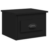 vidaXL Závesný nočný stolík, čierny, 41,5x36x28 cm