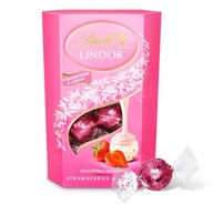 Lindt Lindor Strawberry Praliny Czekoladki Truskawkowe 200g